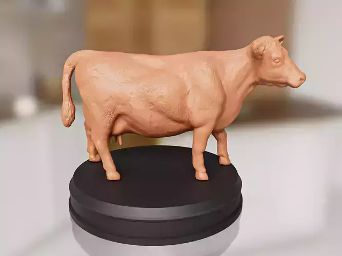 Realistic Cow Toy