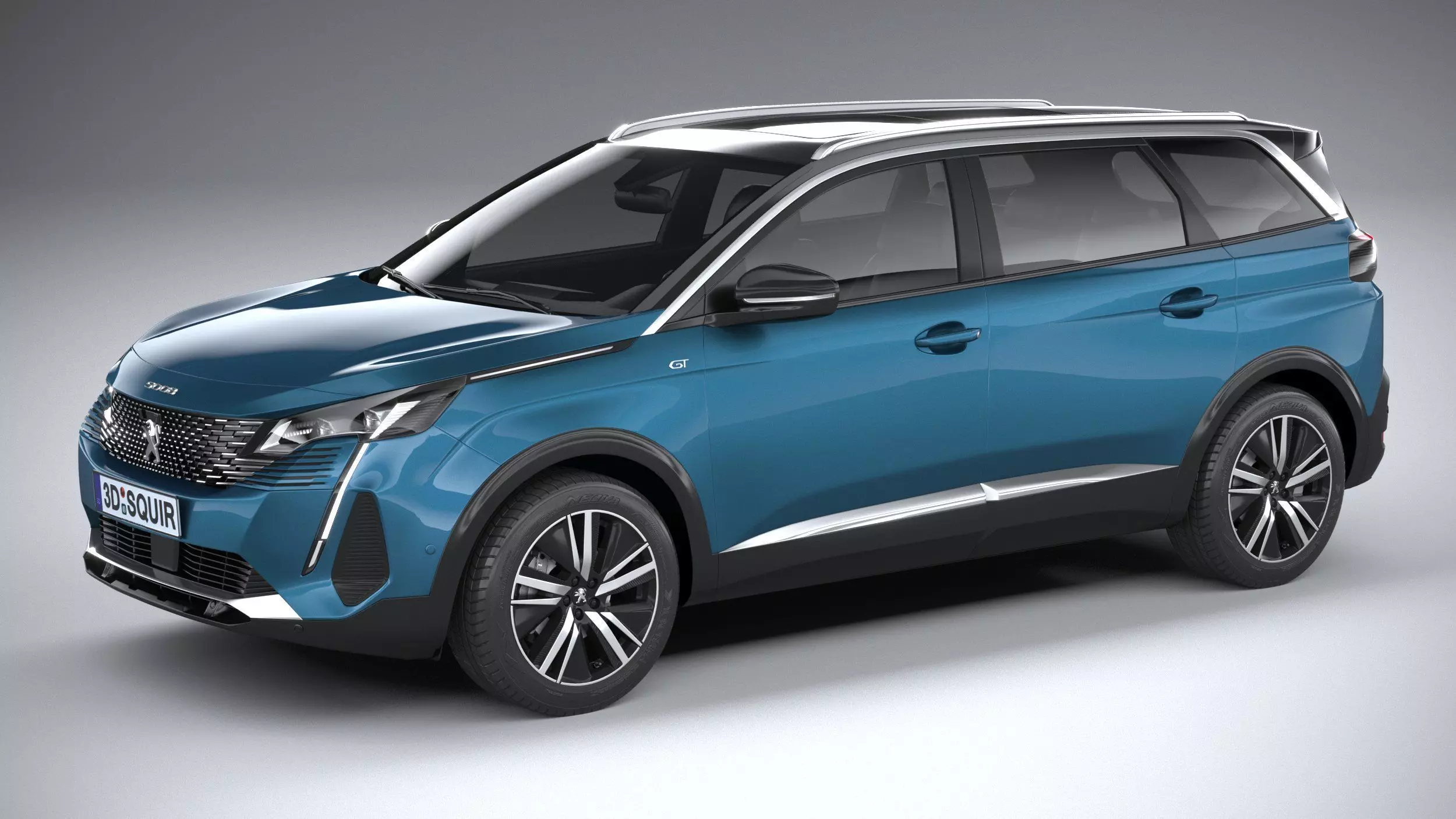 Peugeot 5008 2021 3D model