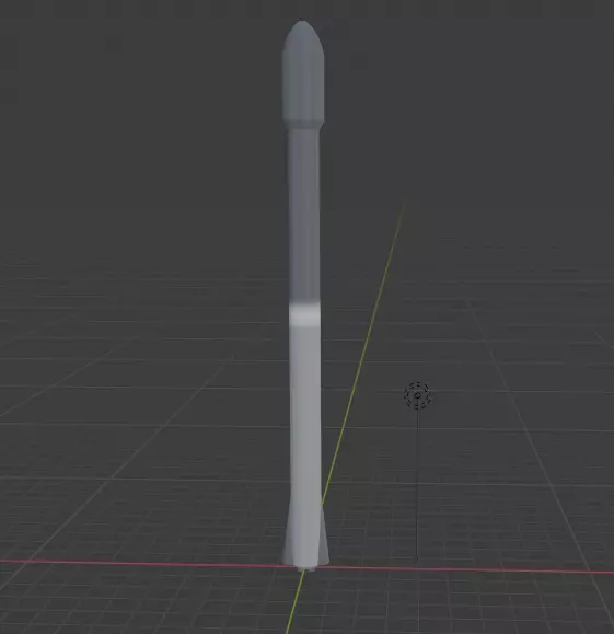Falcon 9 - SpaceX - Blender3D Free 3D model_0