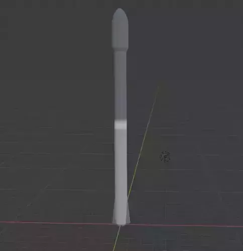 Falcon 9 - SpaceX - Blender3D