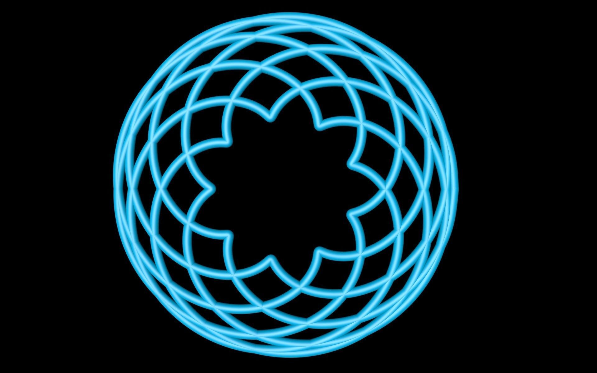 061 Motion of points around circle 001 3D model_3