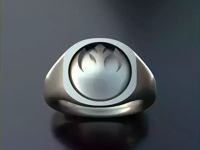 Star Wars Rebel - Alliance Starbird Ring 3D print model