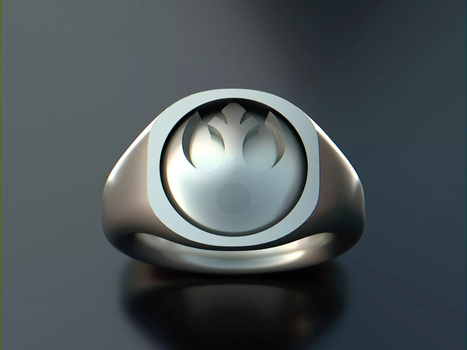 Star Wars Rebel - Alliance Starbird Ring 3D print model_0