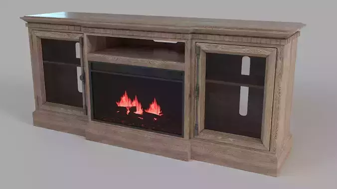 Fireplace TV Stand