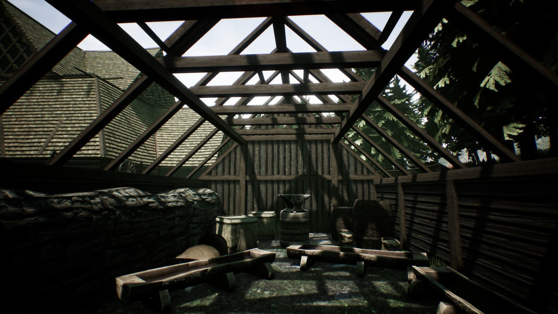 Viking Household Unreal Engine UE4 Low-poly 3D model_7