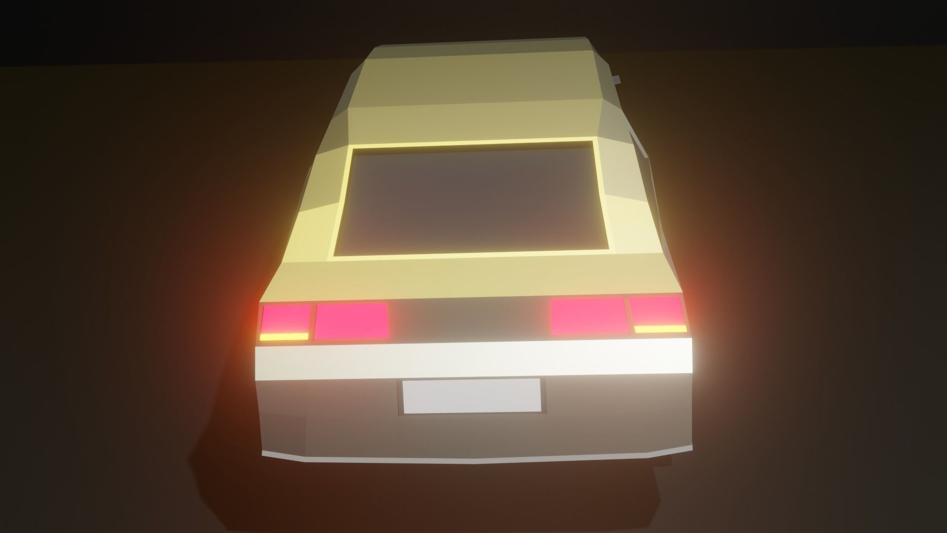 Low Poly Car Low-poly 3D model_19