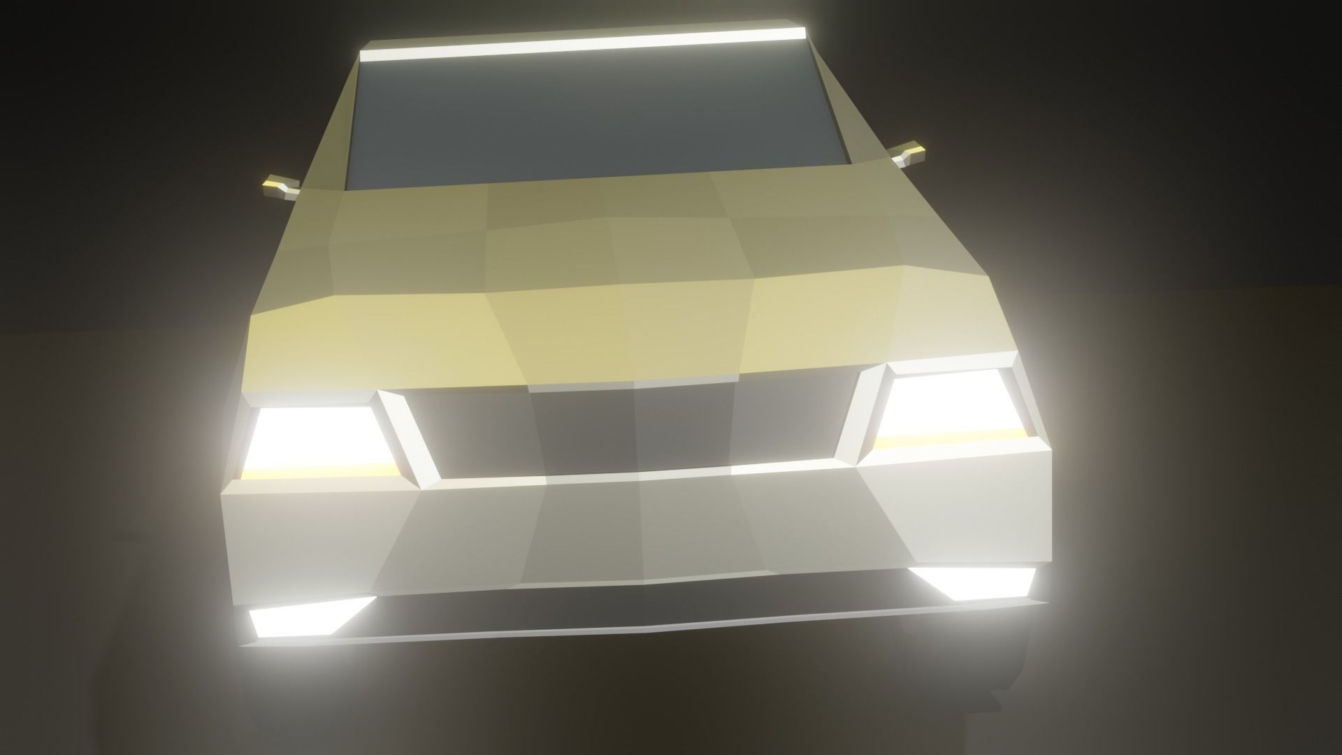 Low Poly Car Low-poly 3D model_8