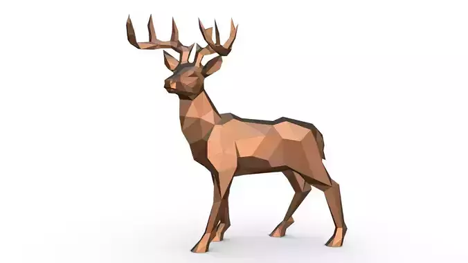 deer low poly