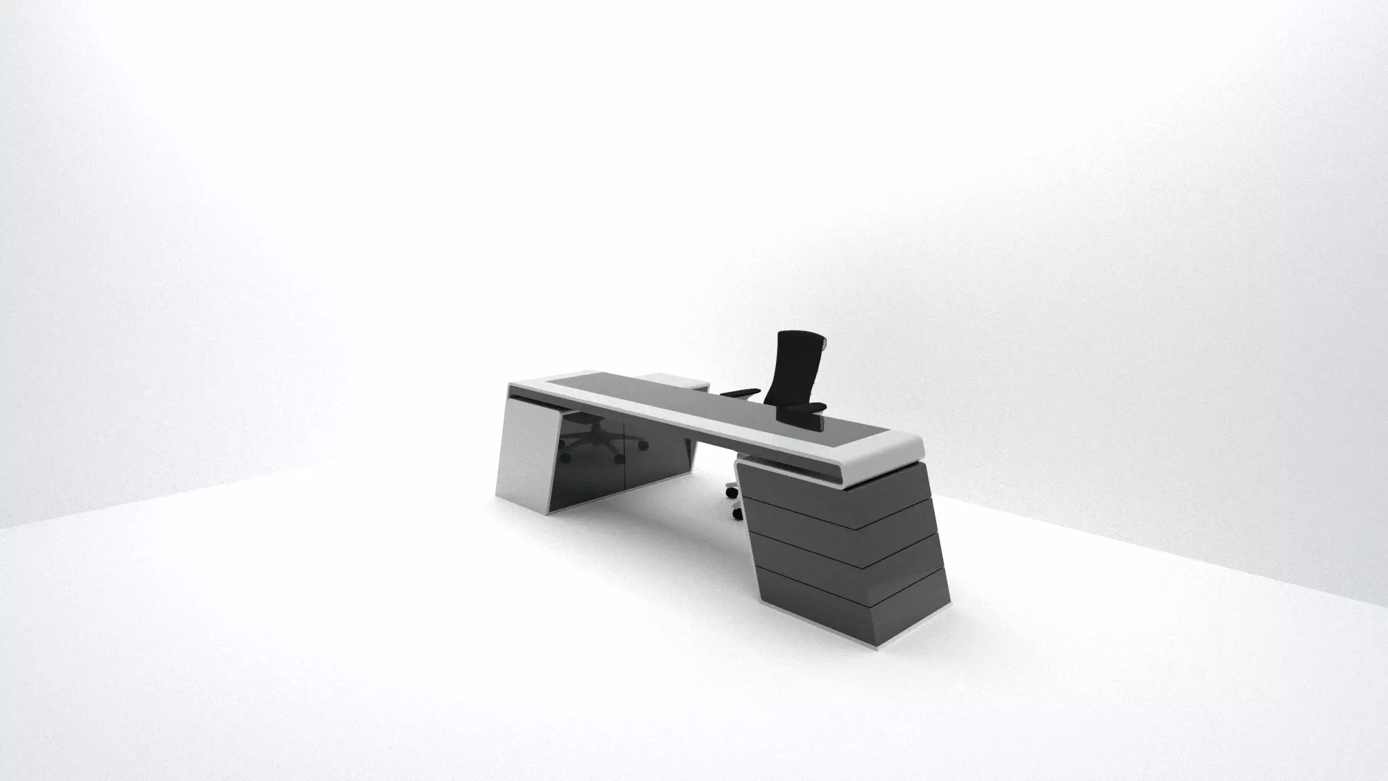 EXECUTIVE TABLE Free 3D model_0