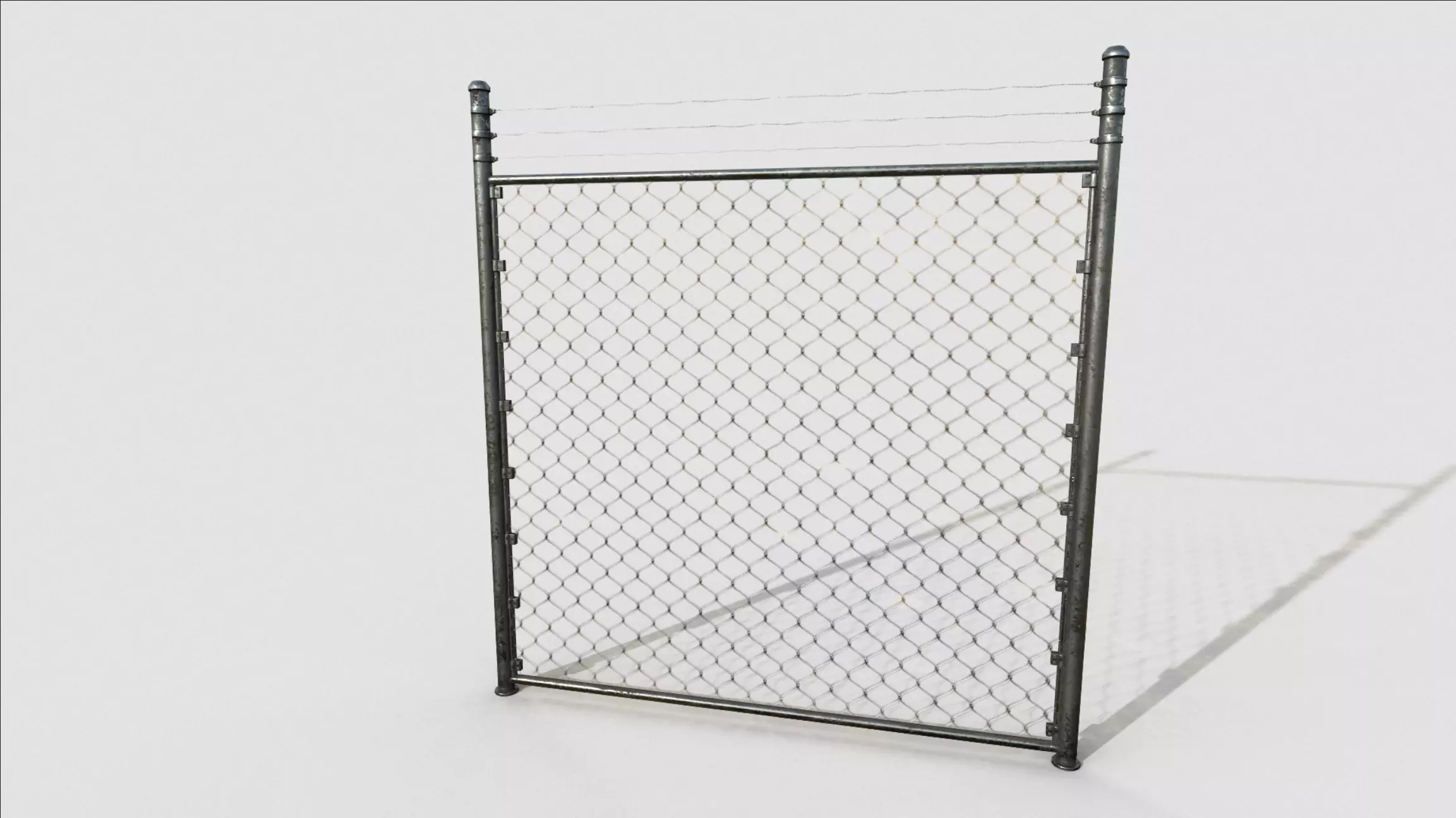3D model Chain Link Fence VR / AR / low-poly | CGTrader