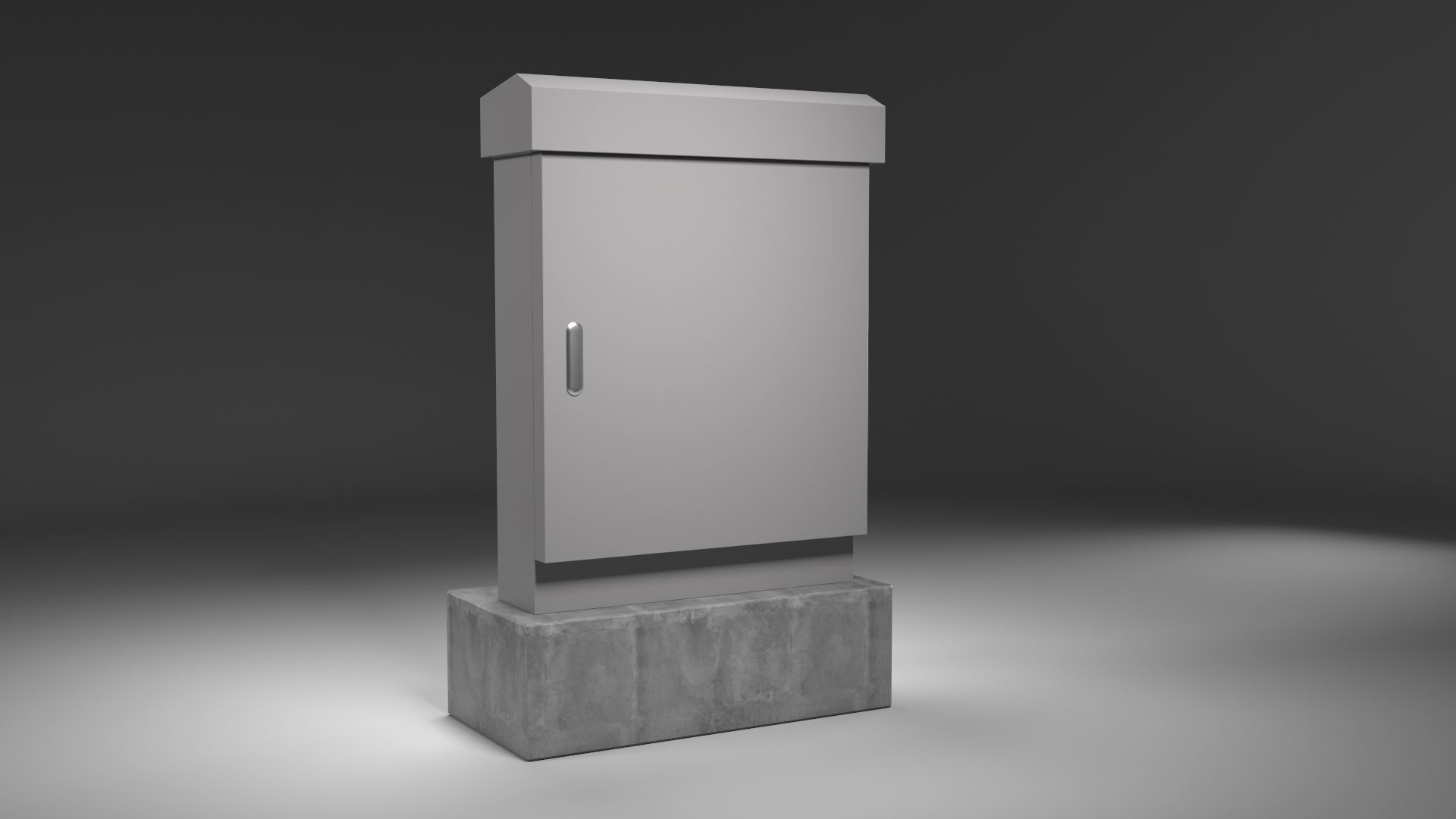 Electric Panel board 3D model_1