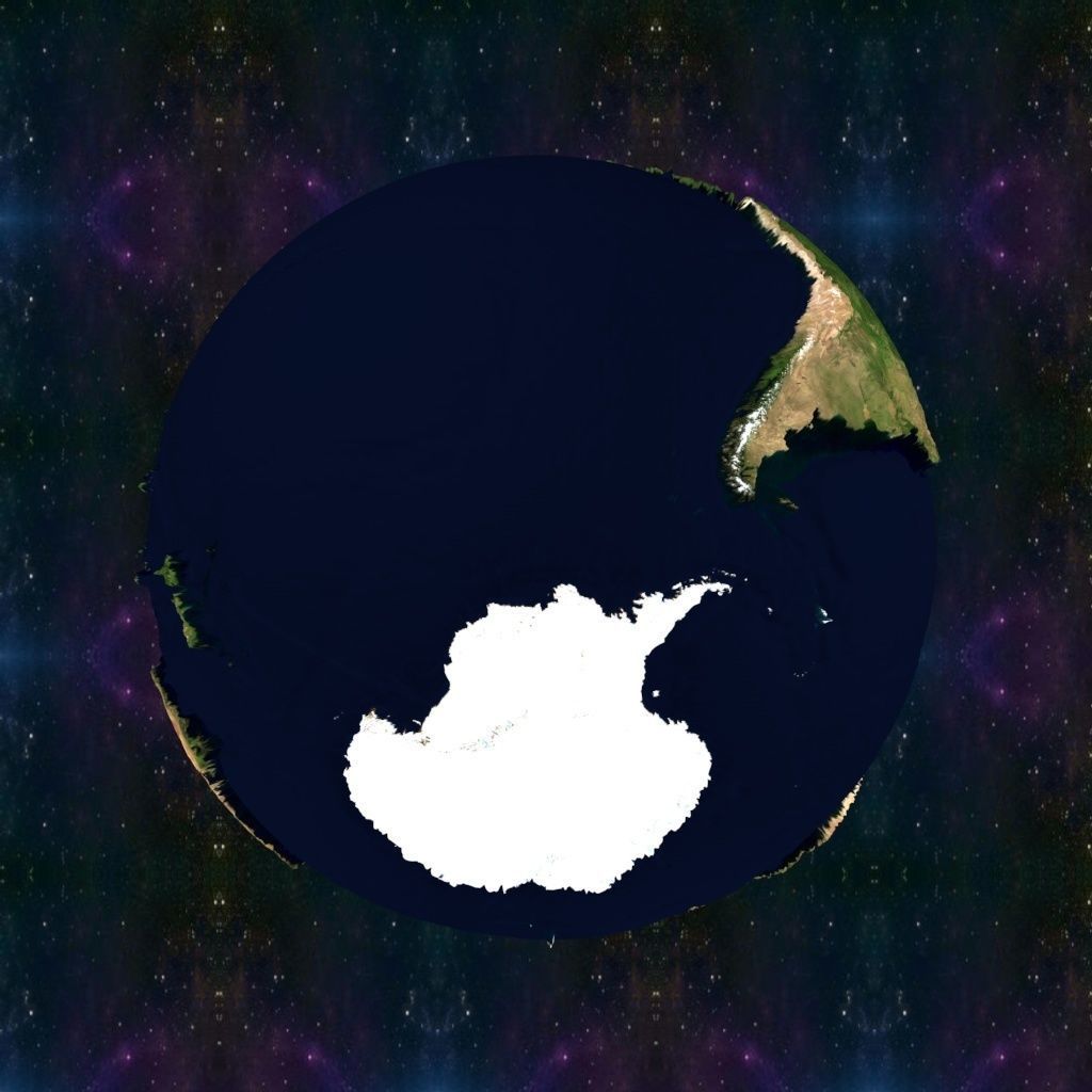 World map 3D - relief topographic 1in100000000 3D print model_7