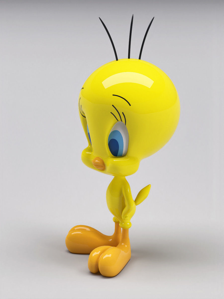 Tweety bird Free 3D model_6