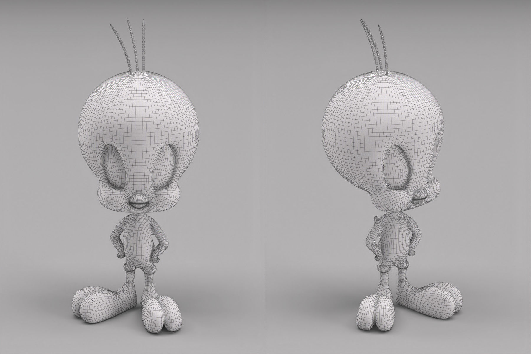 Tweety bird Free 3D model_7
