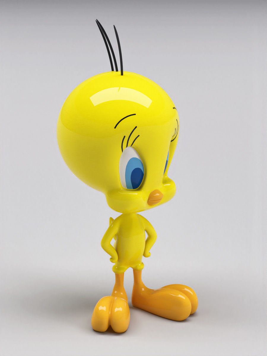 Tweety bird Free 3D model_1