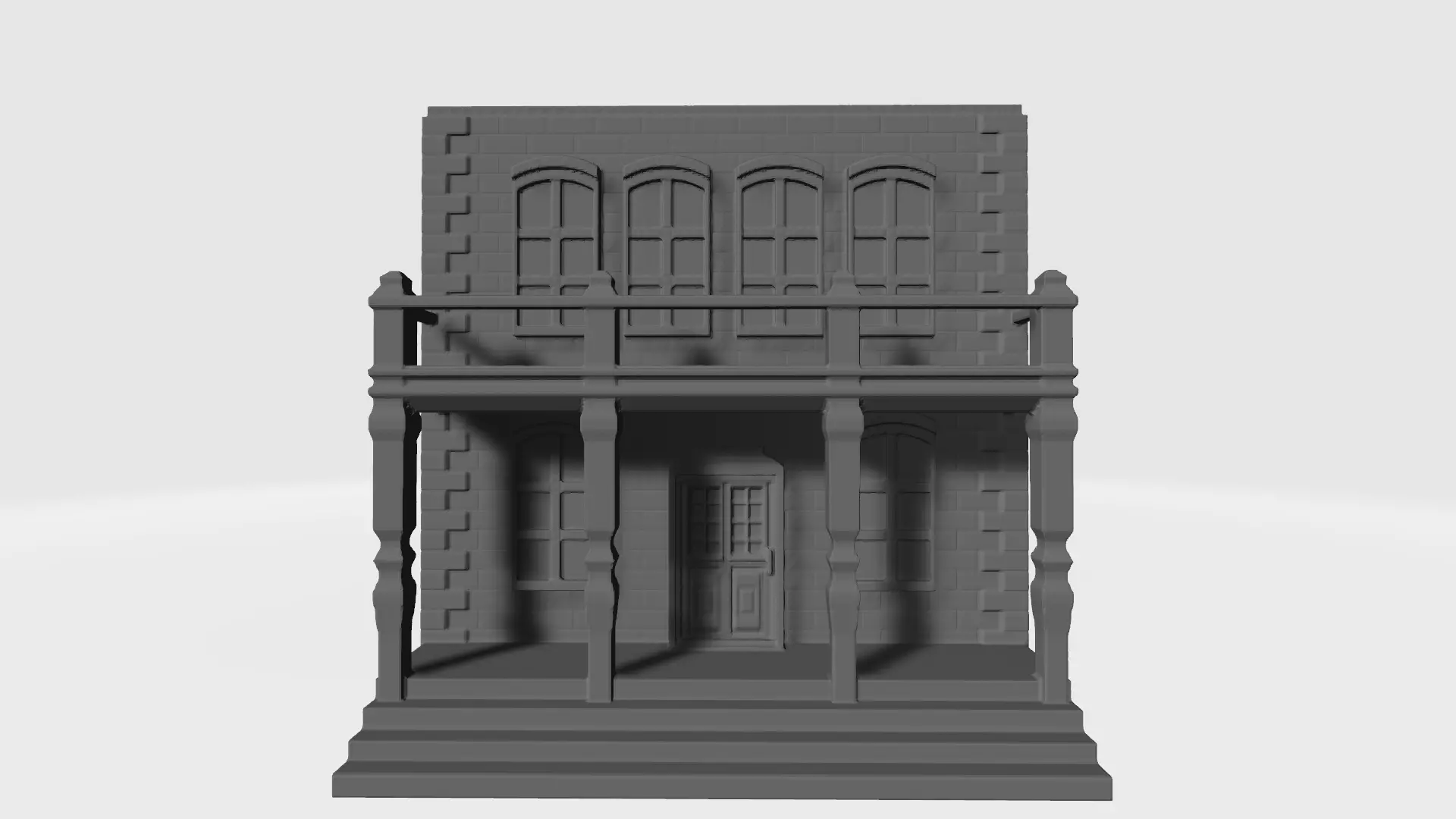 Wild west home 3D print model_0