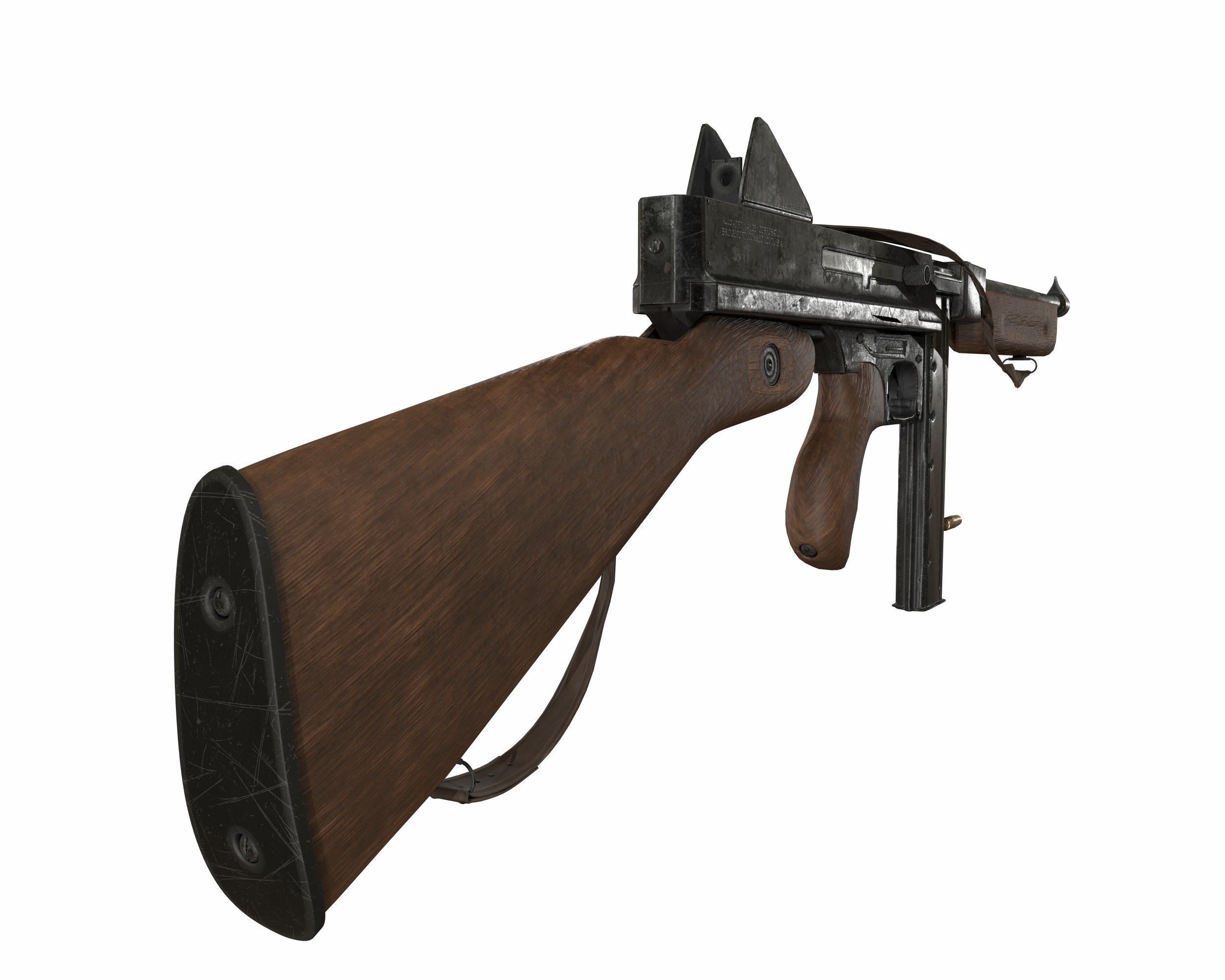 m1921 thompson 3D model_14