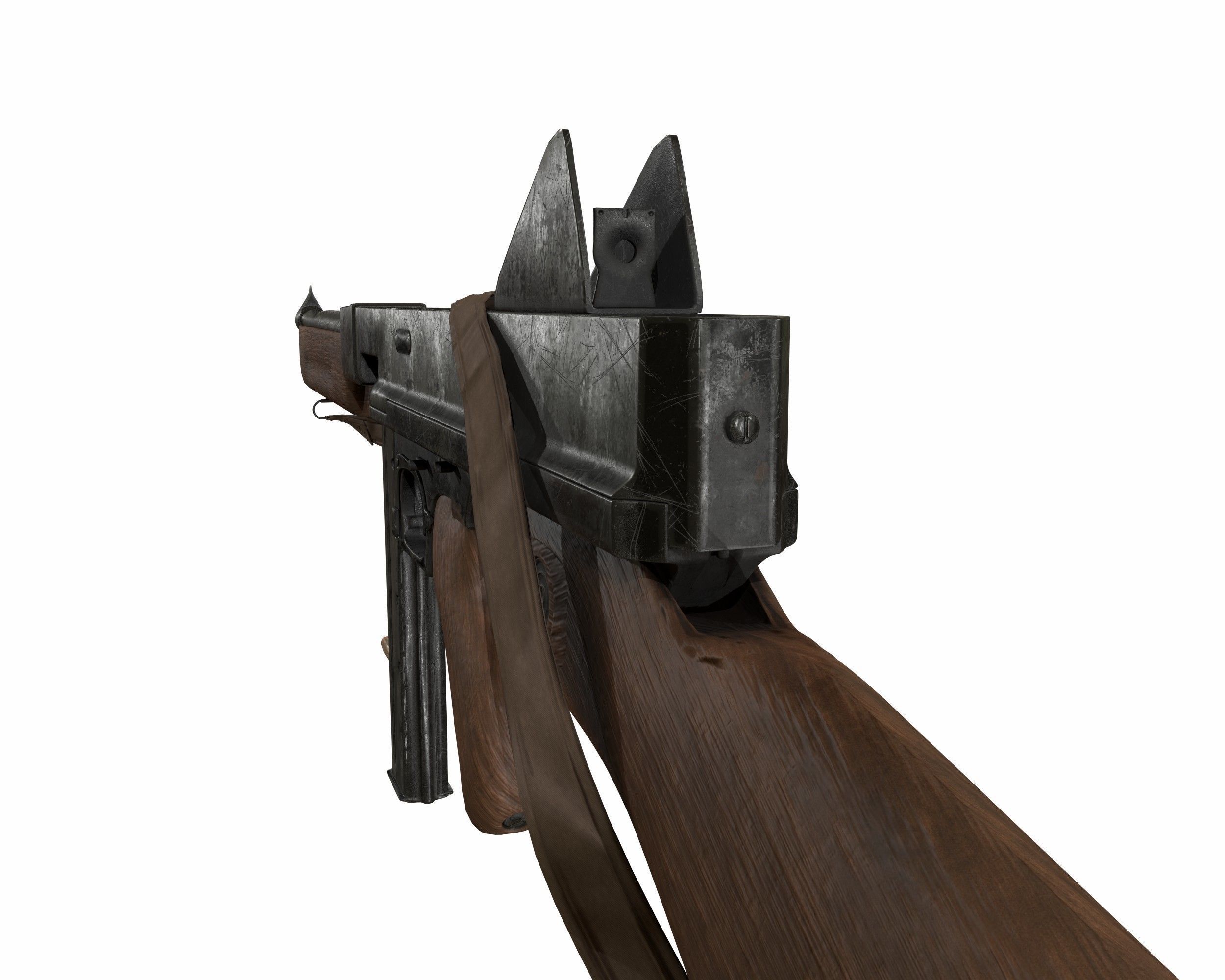 m1921 thompson 3D model_8