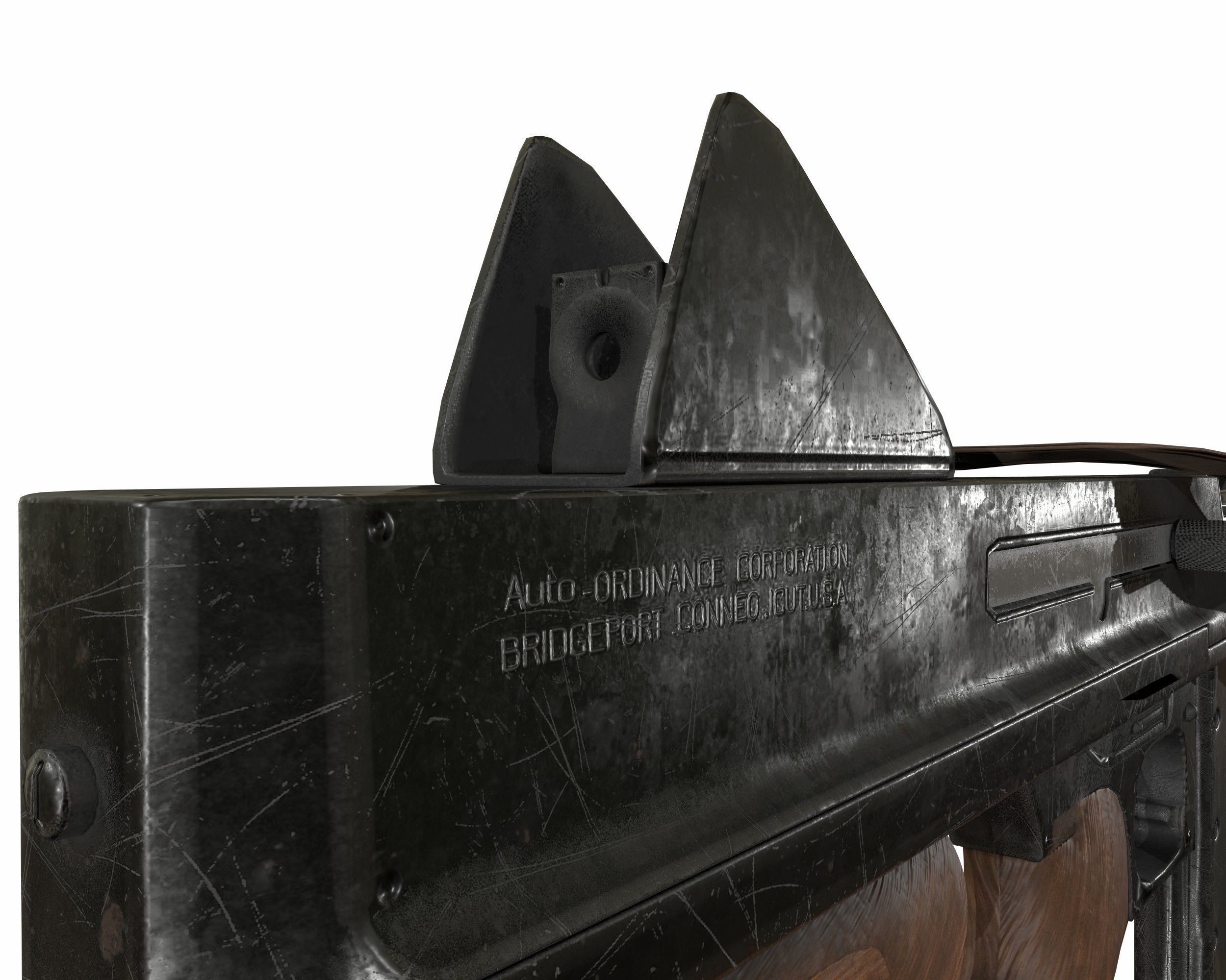 m1921 thompson 3D model_7