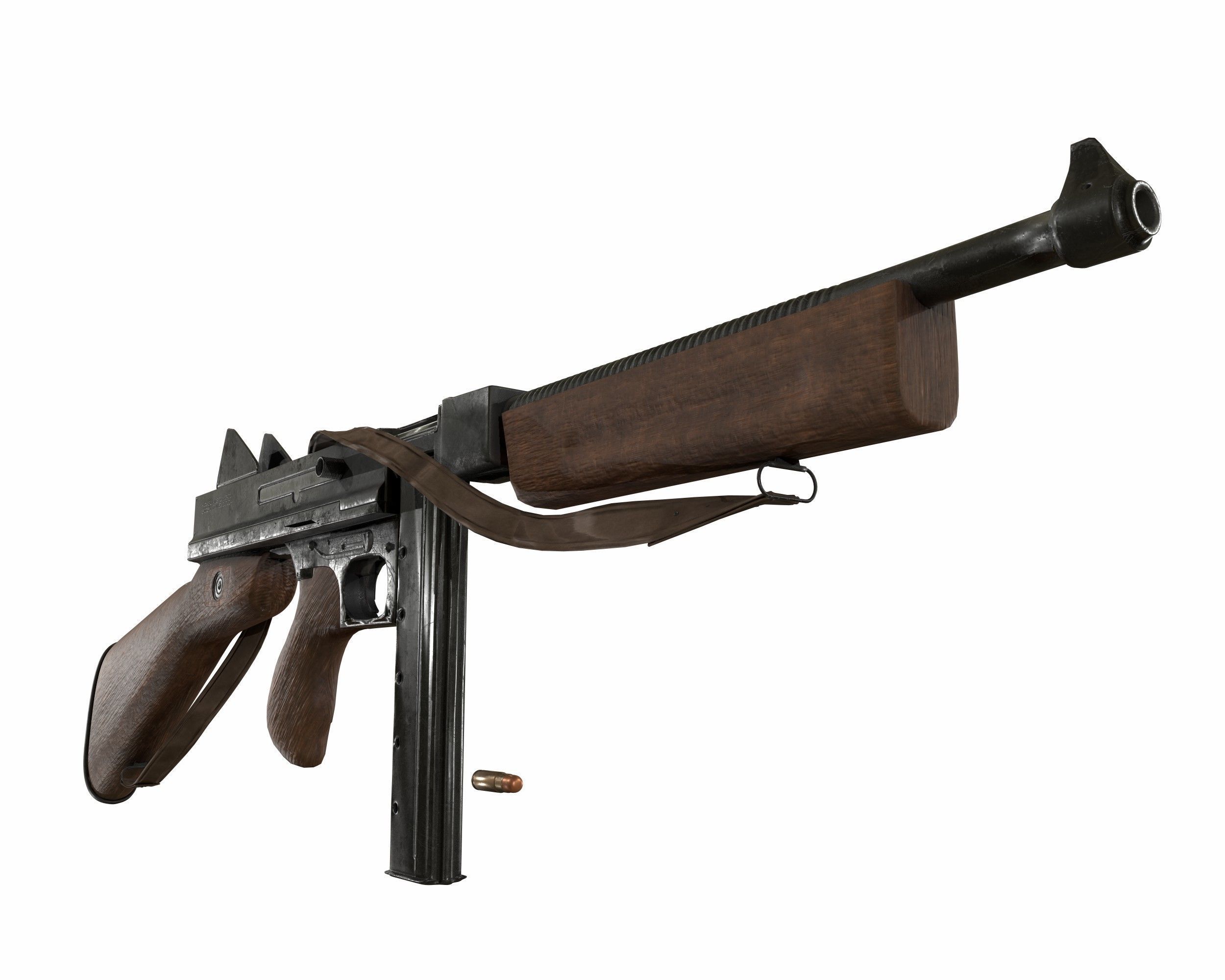 m1921 thompson 3D model_11