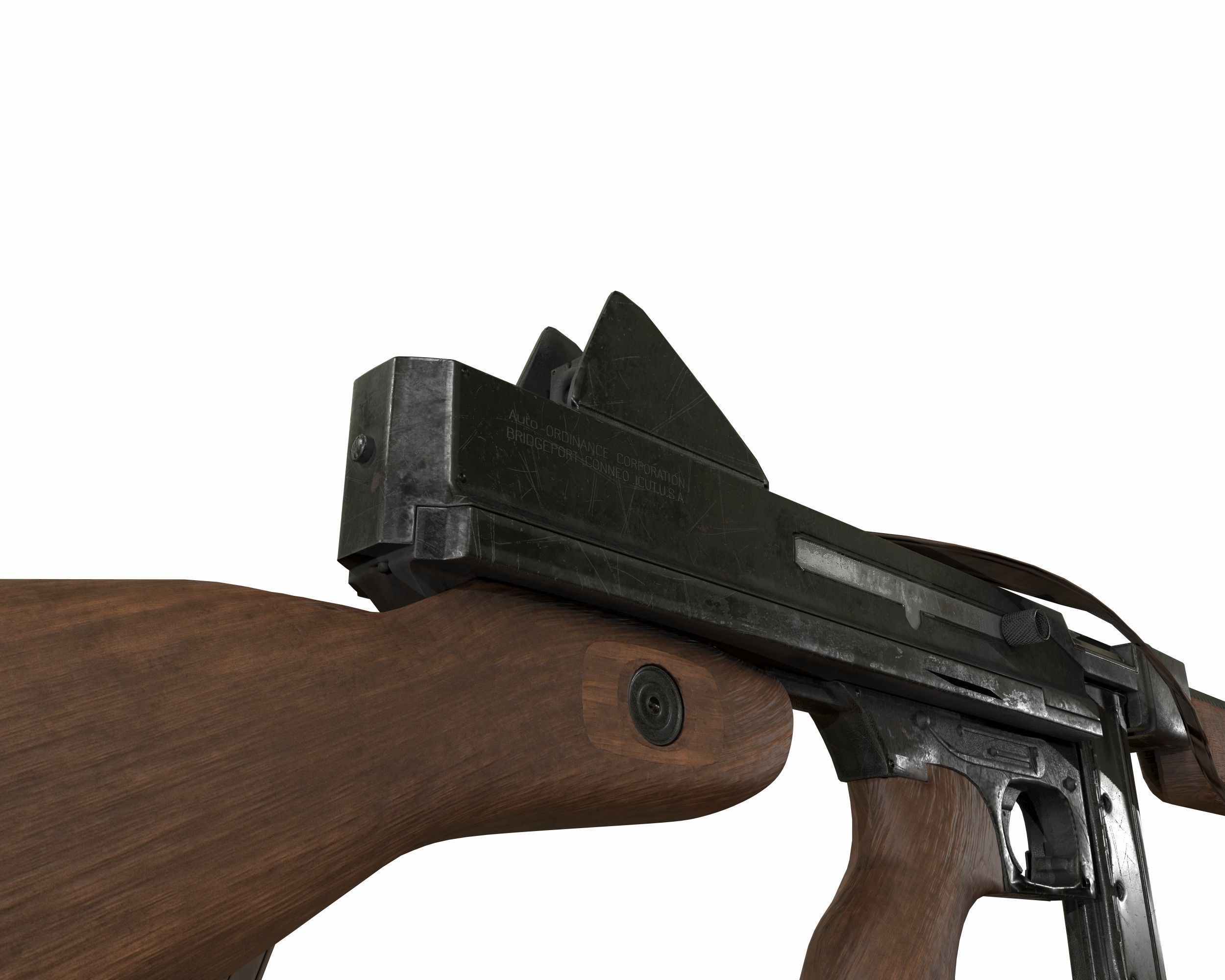 m1921 thompson 3D model_6