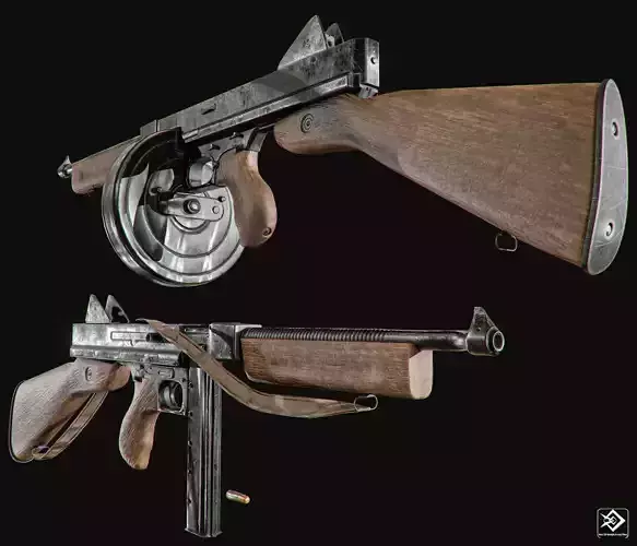 m1921 thompson 3D model