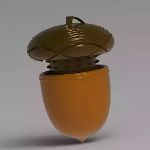 acorn- weed grinder 3D model