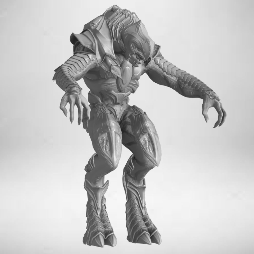 Gameready Future Character - 101 3D model_6