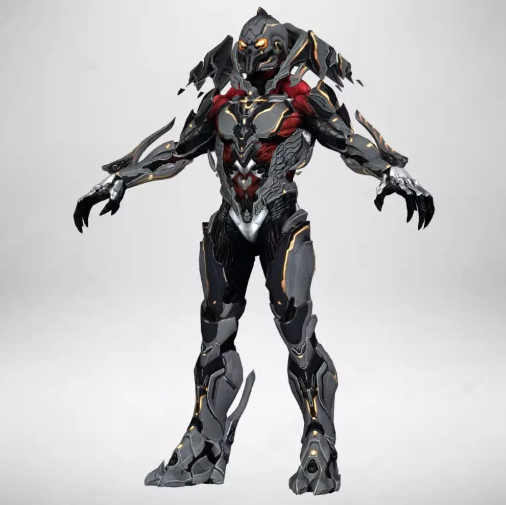 Gameready Future Character - 102 3D model_0