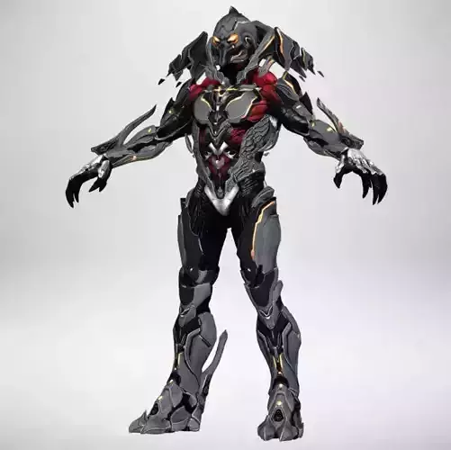 Gameready Future Character - 102 3D model Gameready Future Character - 102 3D model