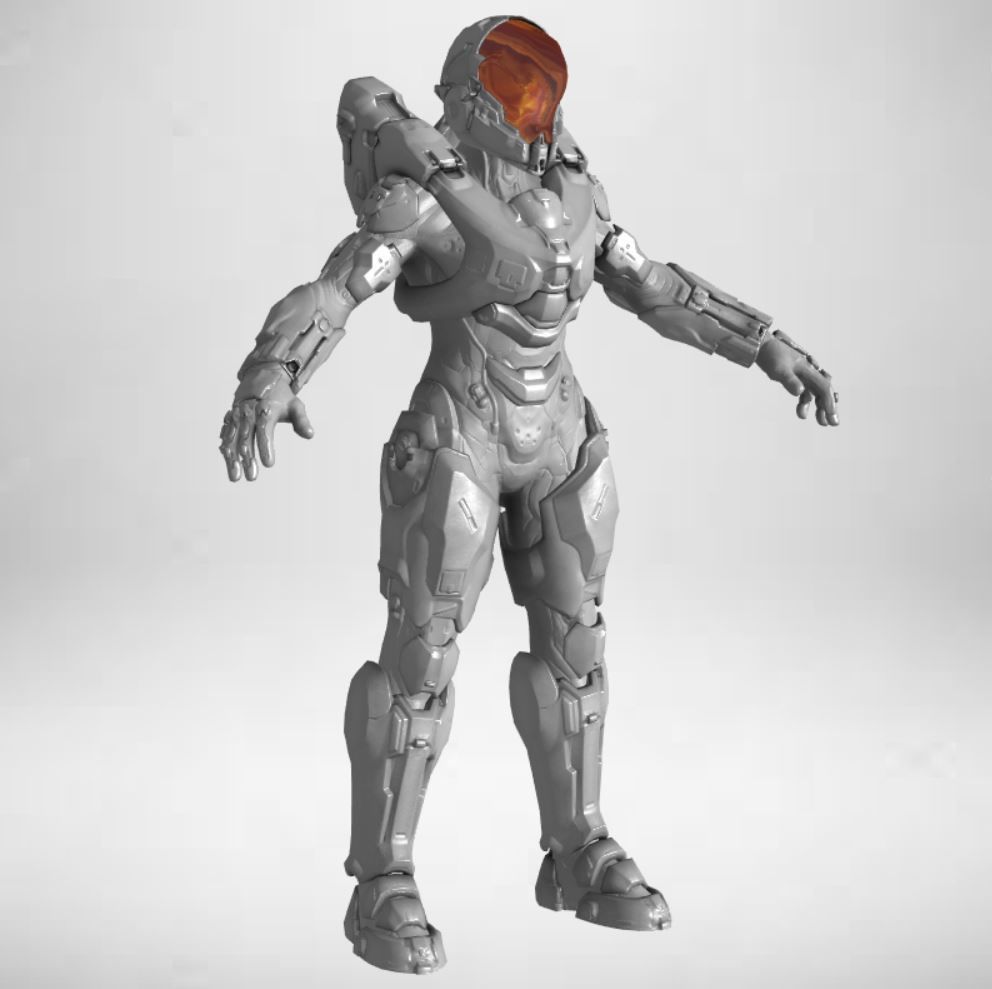 Gameready Future Character - 103 3D model_6