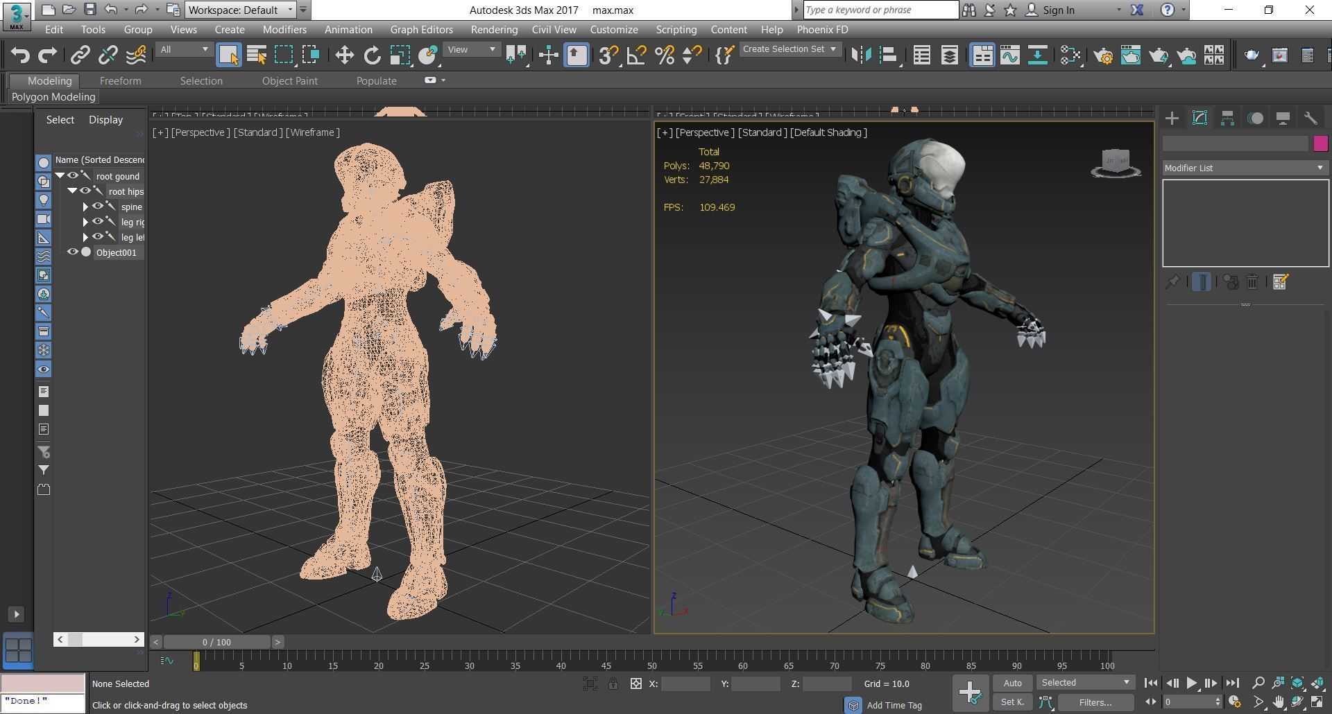 Gameready Future Character - 103 3D model_10