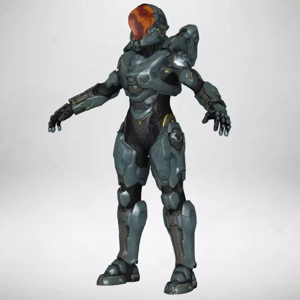 Gameready Future Character - 103 3D model_0