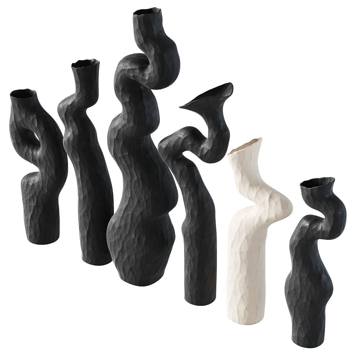 Landscaping Human Form Vases 3D model_1