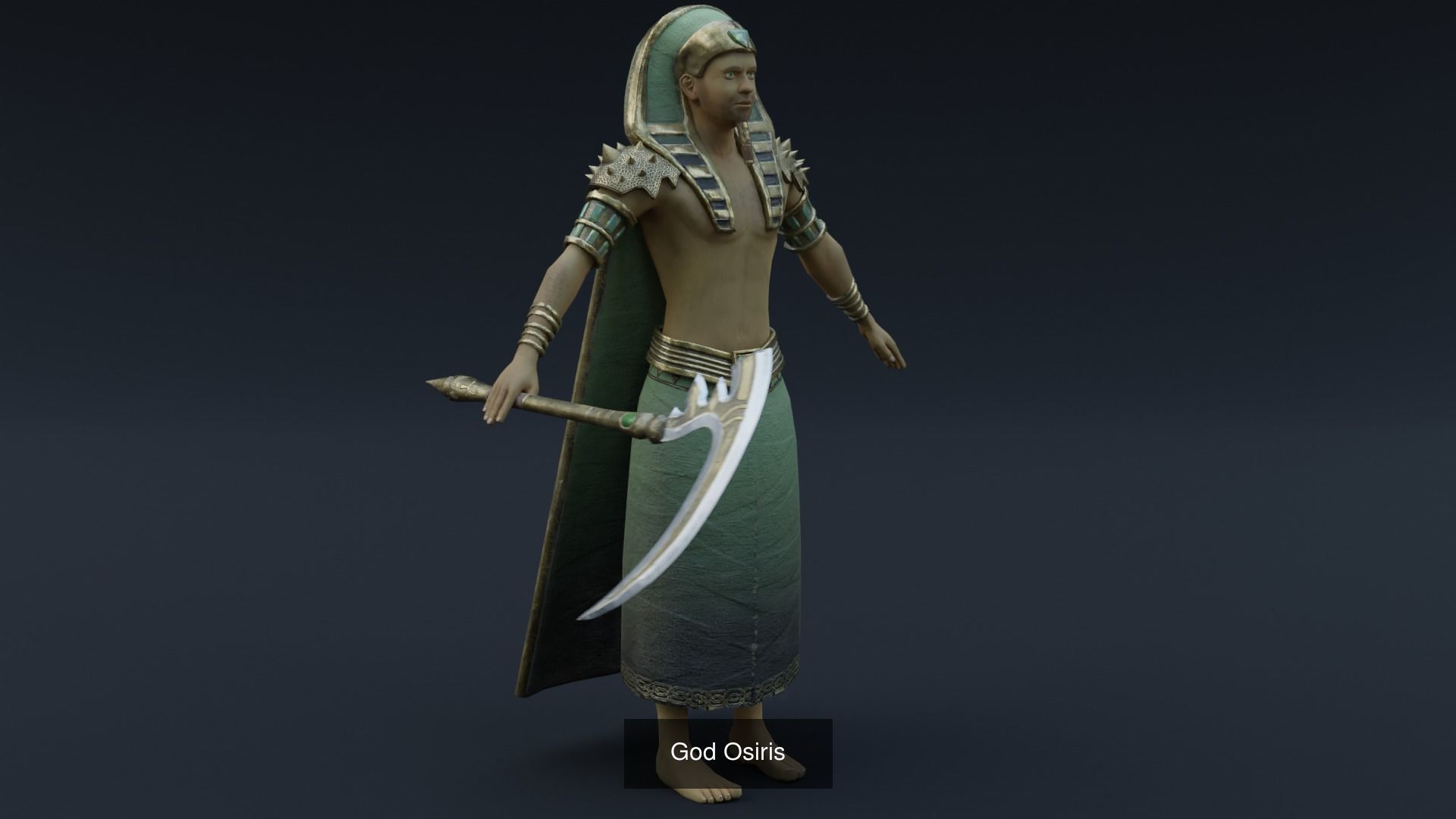 Egyptian Gods - Game Characters 3D Model Collection_7