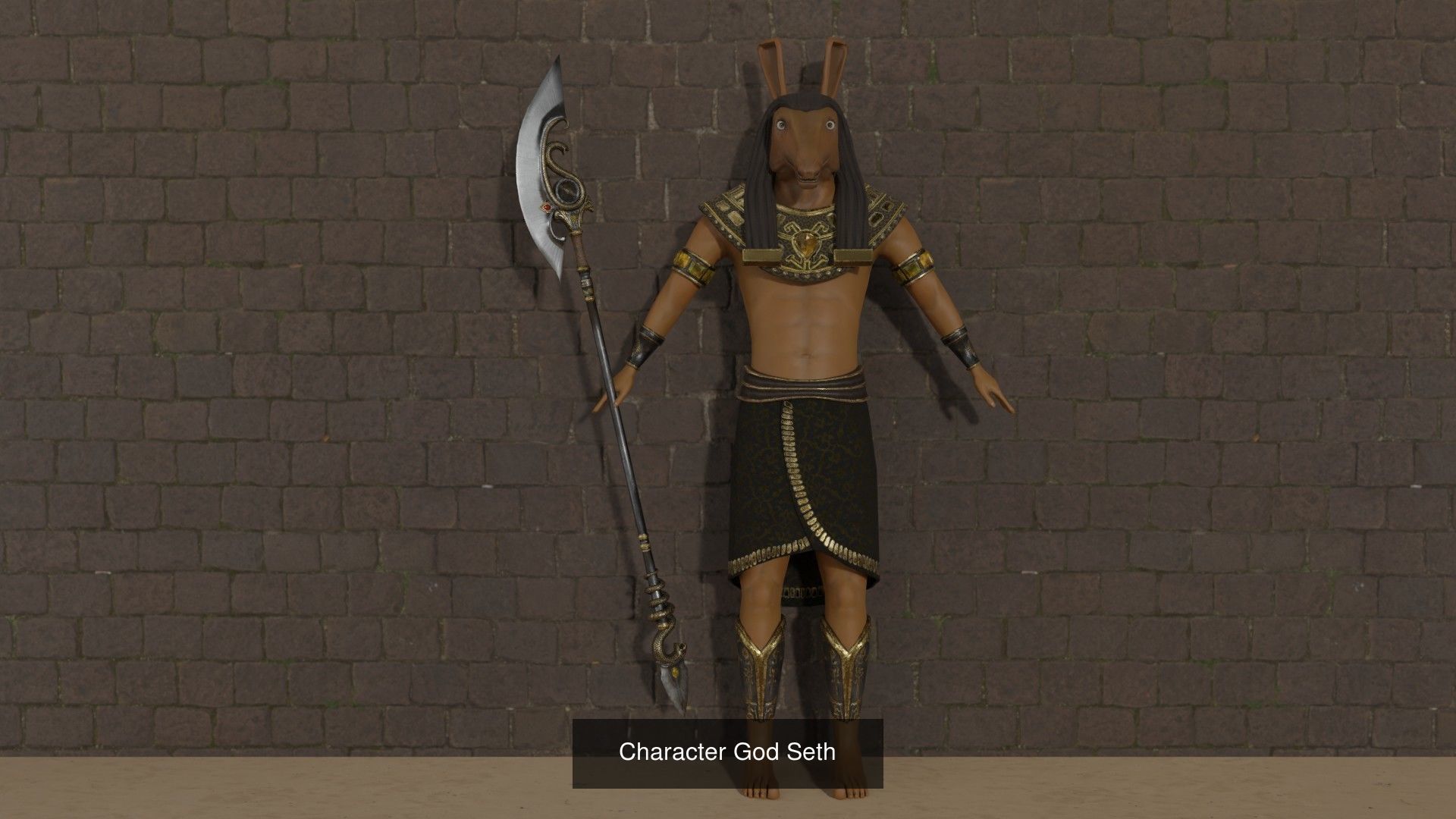 Egyptian Gods - Game Characters 3D Model Collection_13