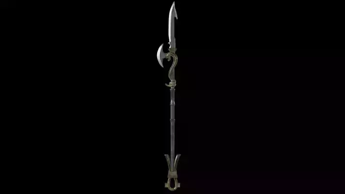 Spear02 elder scrolls iii sword Low-poly 3D model