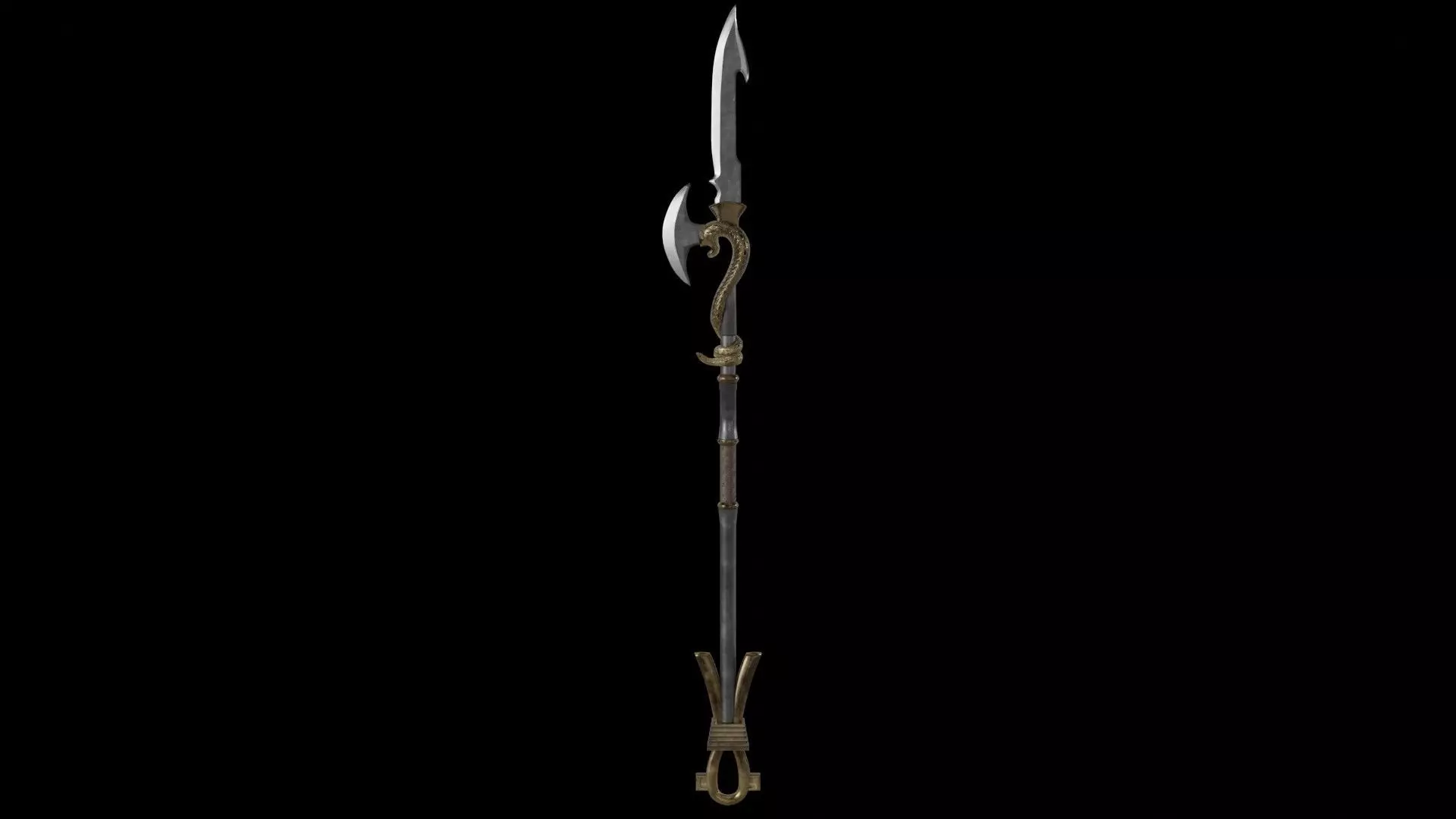 Spear02 elder scrolls iii sword Low-poly 3D model_0
