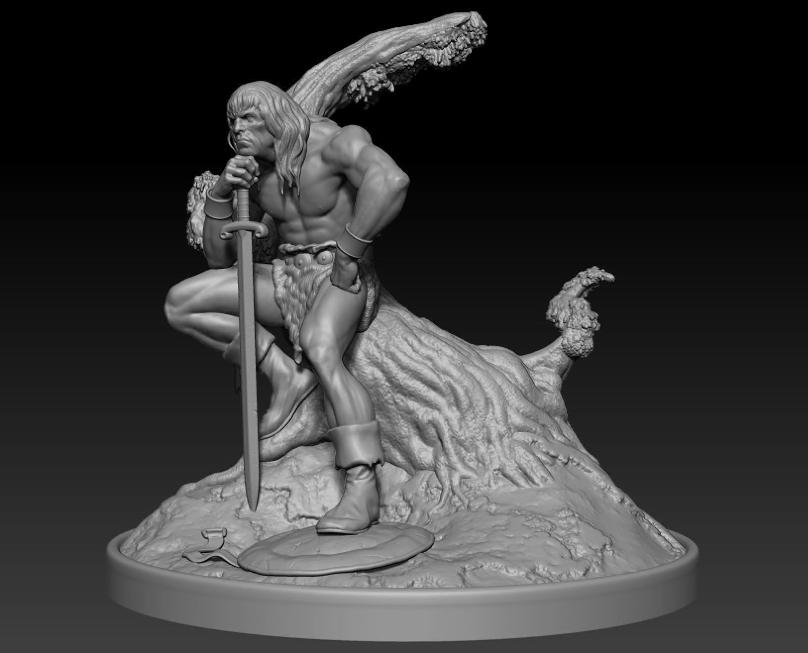 Conan  3D print model_4