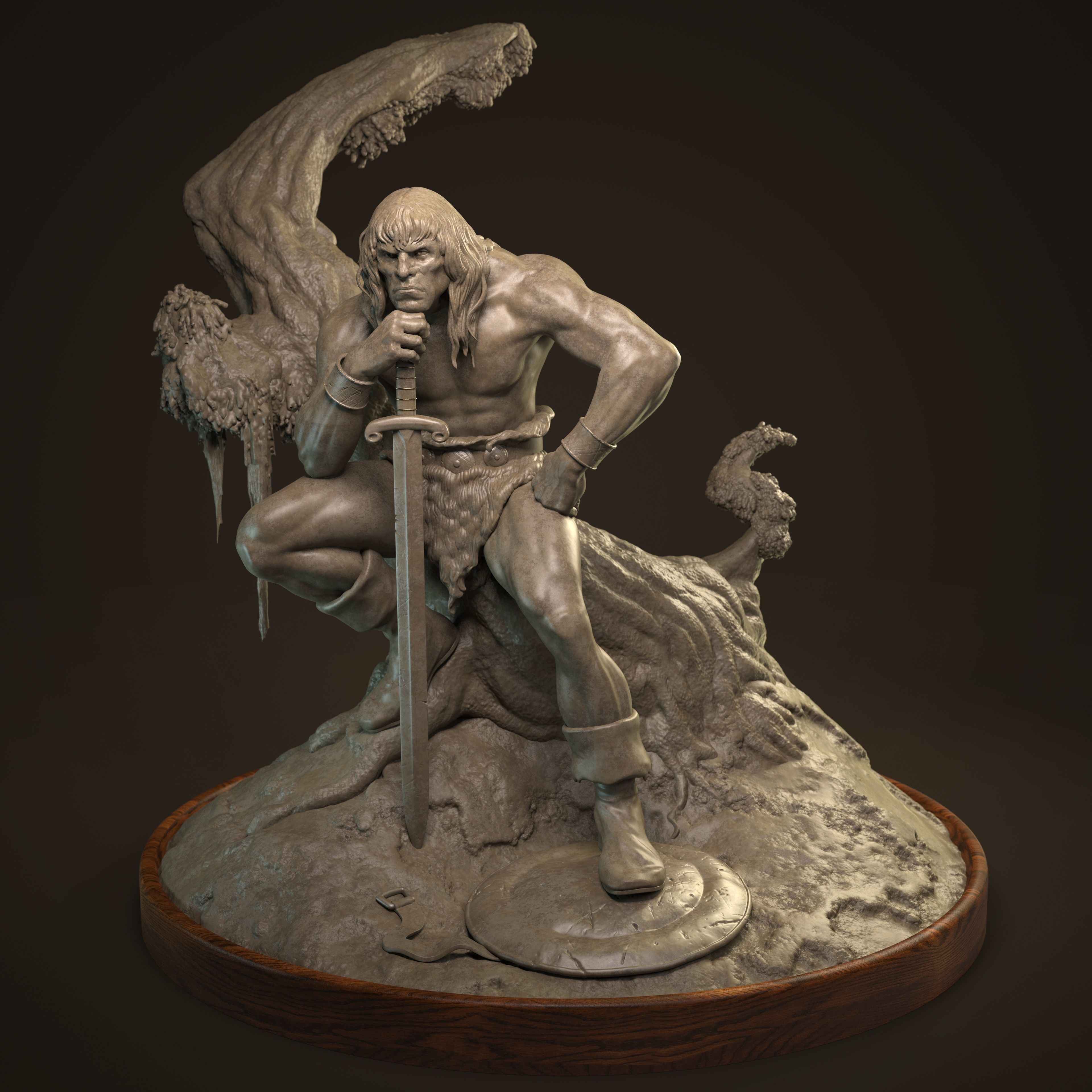 Conan  3D print model_1