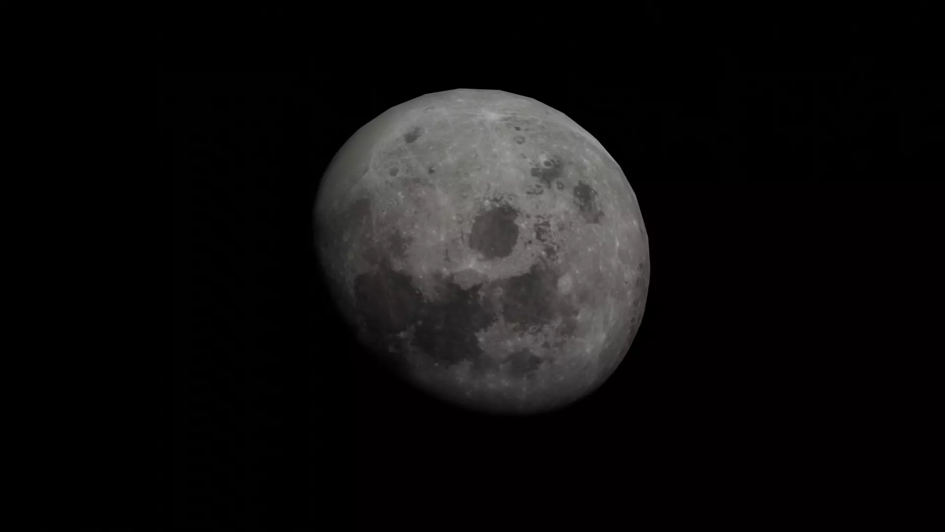 Moon 3D model from spacecraft nasa Free 3D model