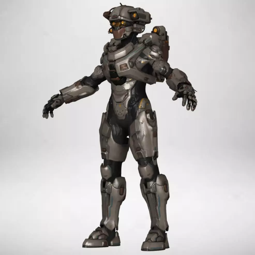 Gameready Future Character - 104 3D model_0