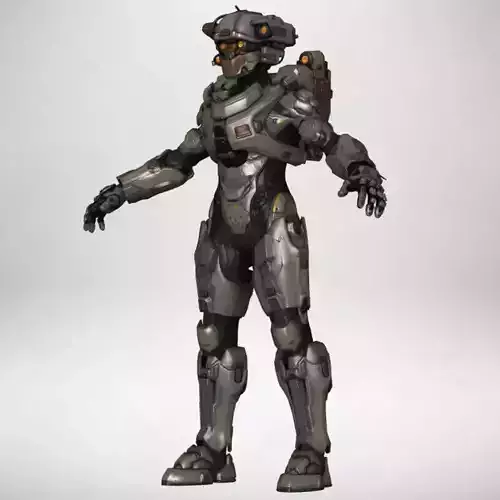 Gameready Future Character - 104 3D model