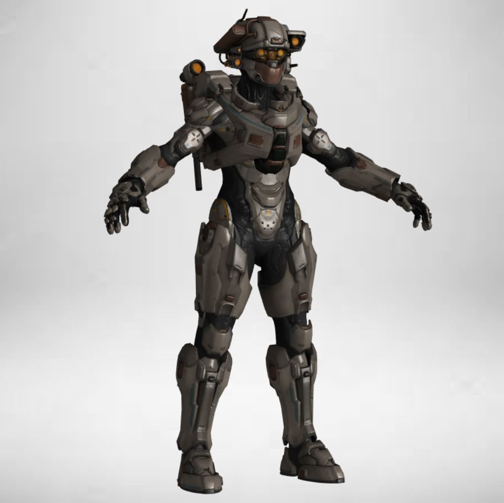 Gameready Future Character - 104 3D model_5