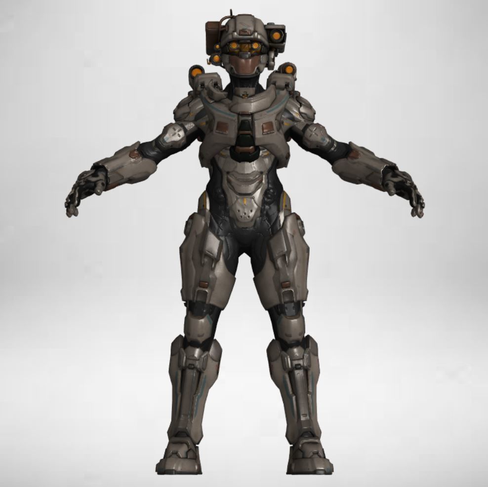 Gameready Future Character - 104 3D model_1