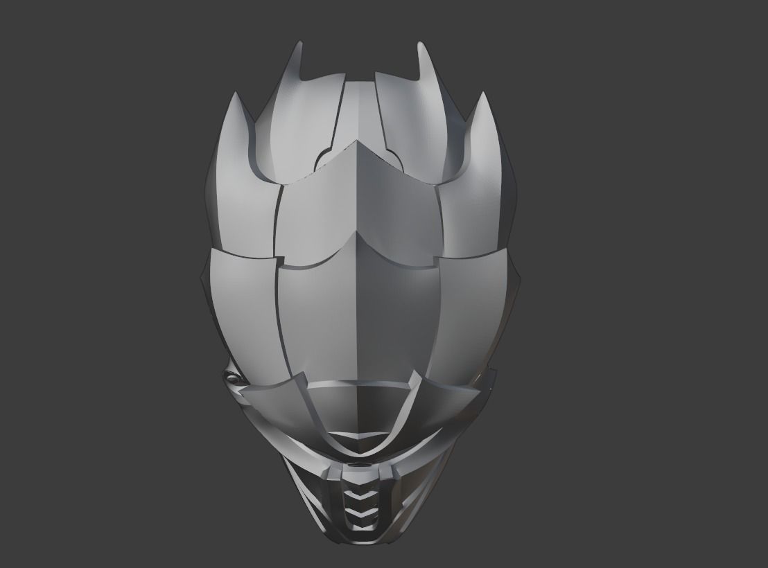 Predator mask -  INFERNO 3D print model_11