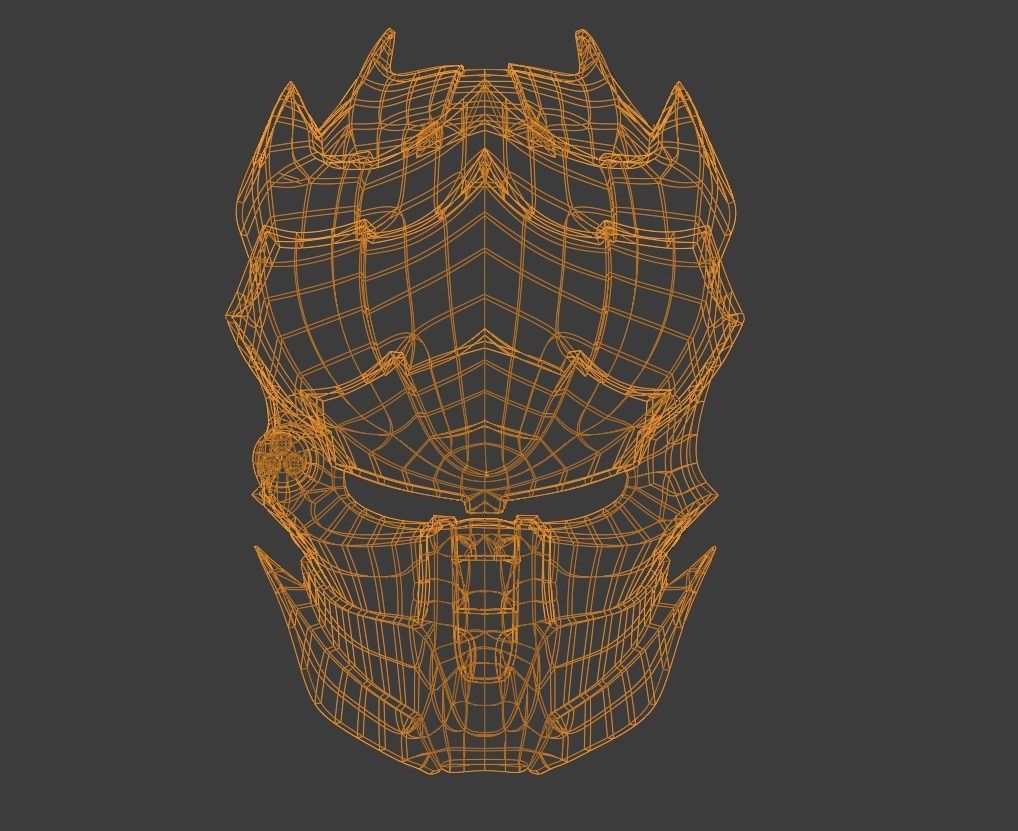 Predator mask -  INFERNO 3D print model_5