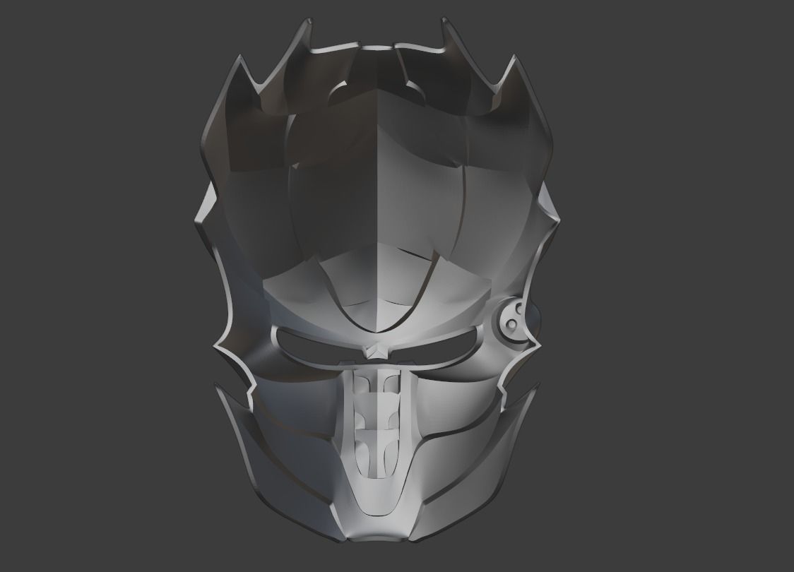 Predator mask -  INFERNO 3D print model_13