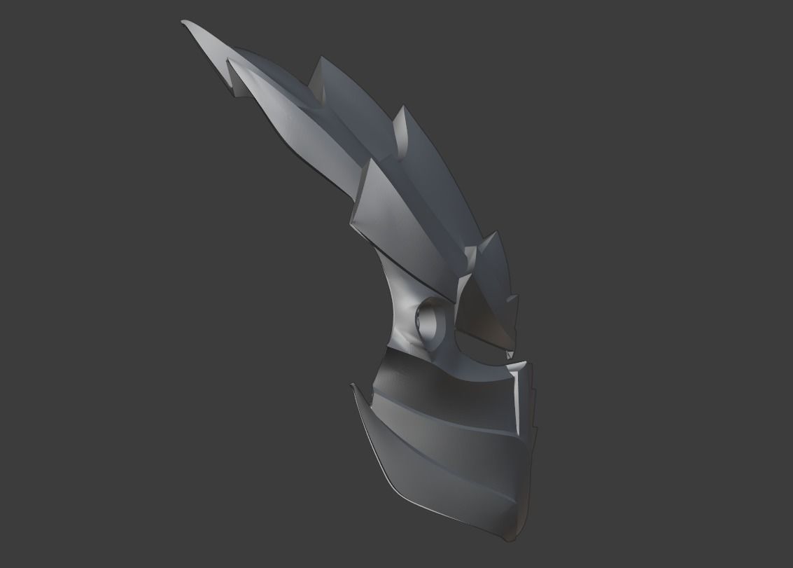 Predator mask -  INFERNO 3D print model_9