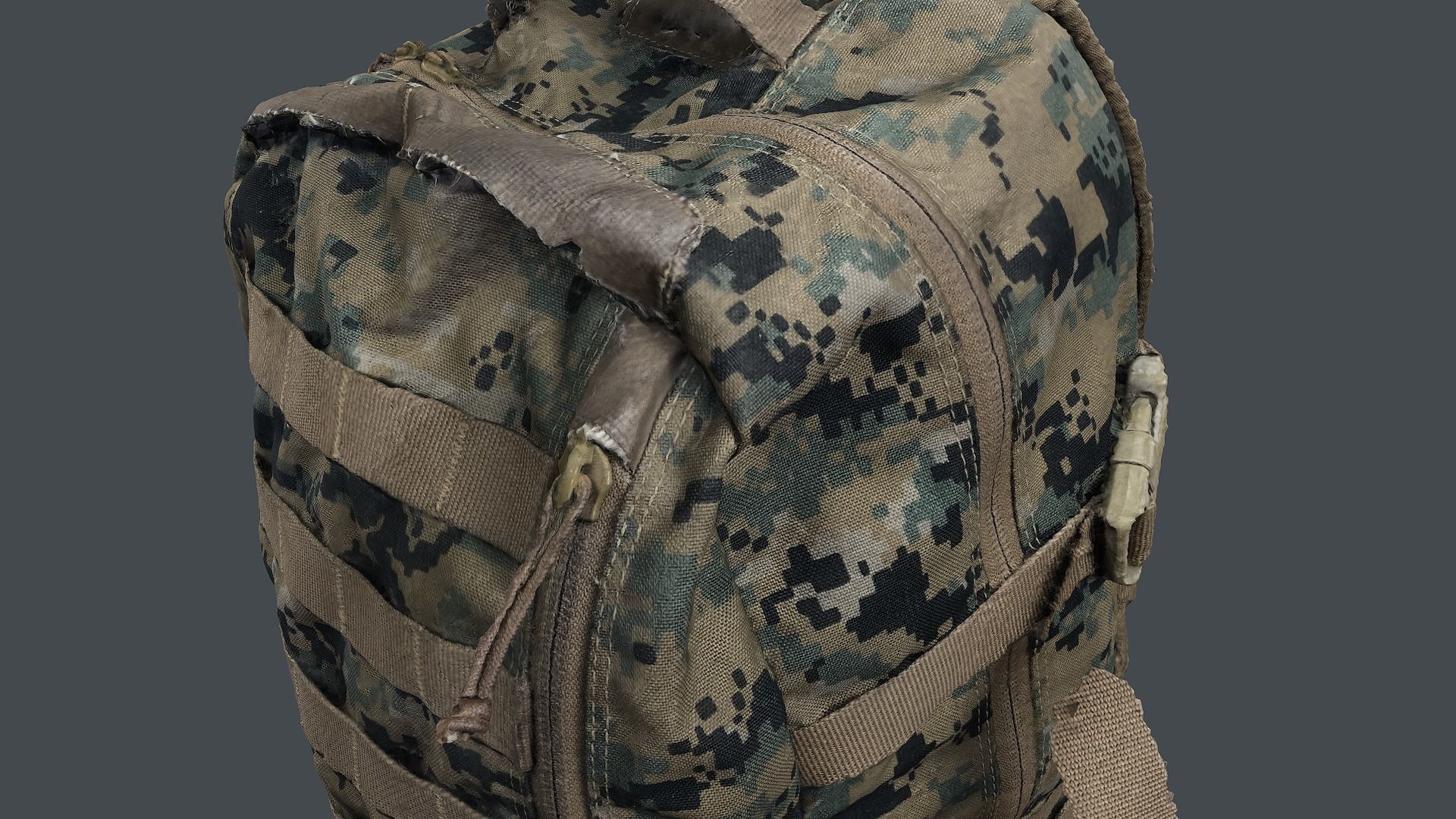 USMC ILBE Assault Pack 3D scan 3D model_5